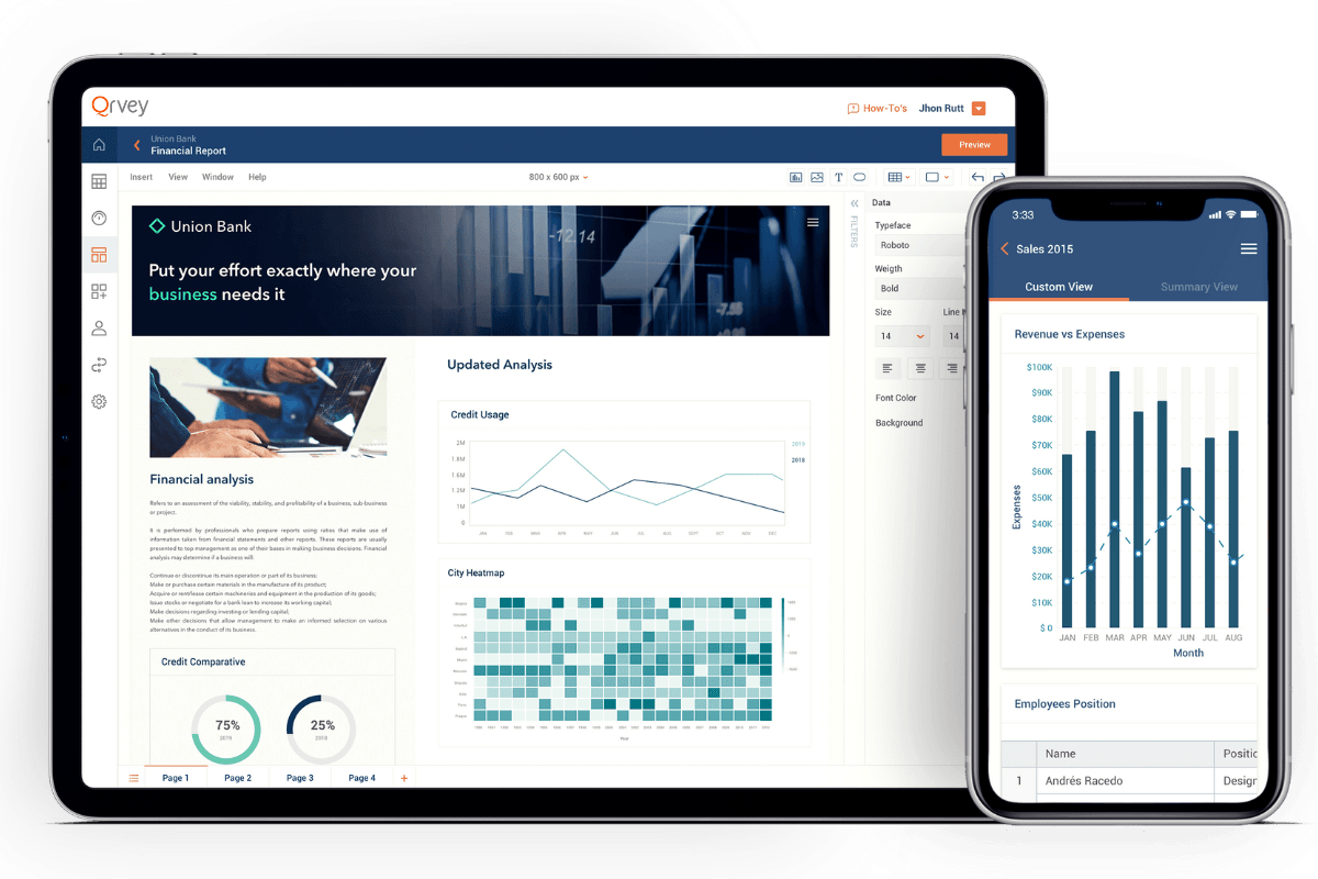 Blog image: Qrvey embedded data visualization example