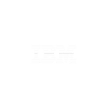 IBM LOGO WHITE