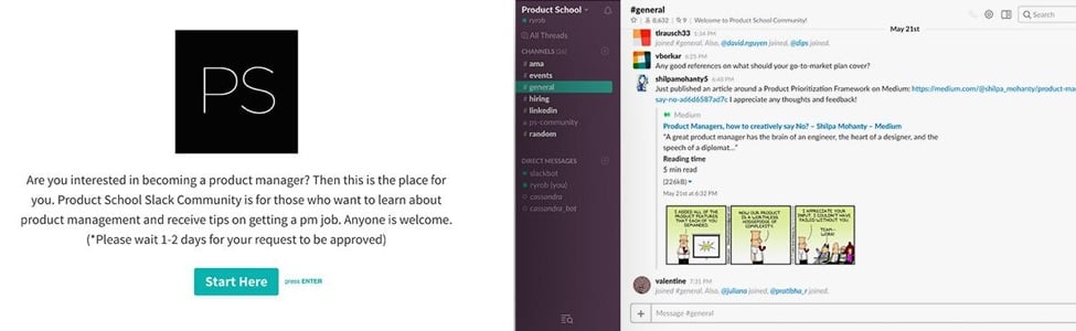 Product School Slack