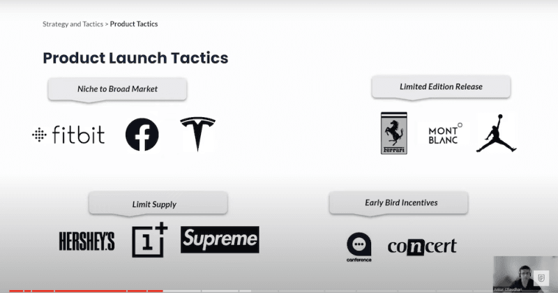product launch tactics