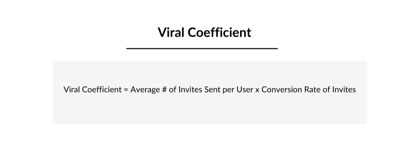 viral coefficient formula